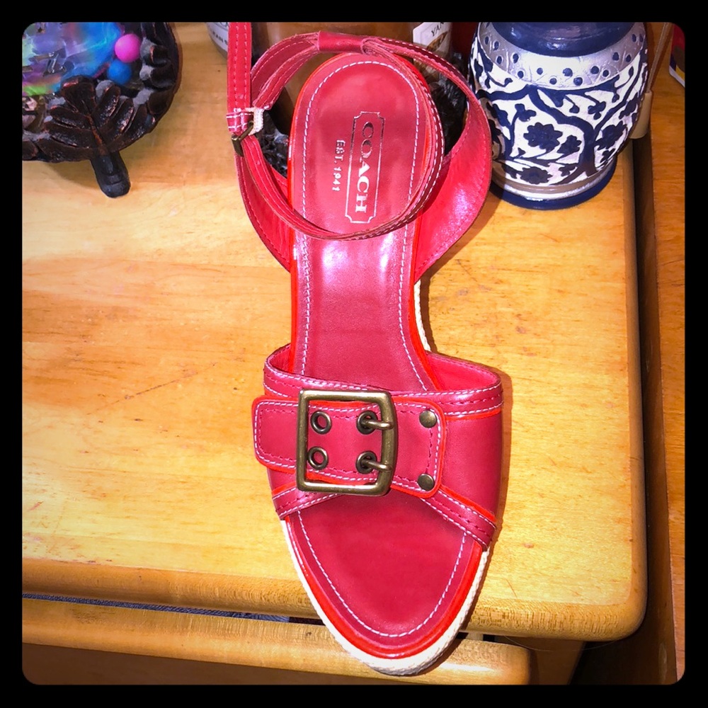 Coach wedges